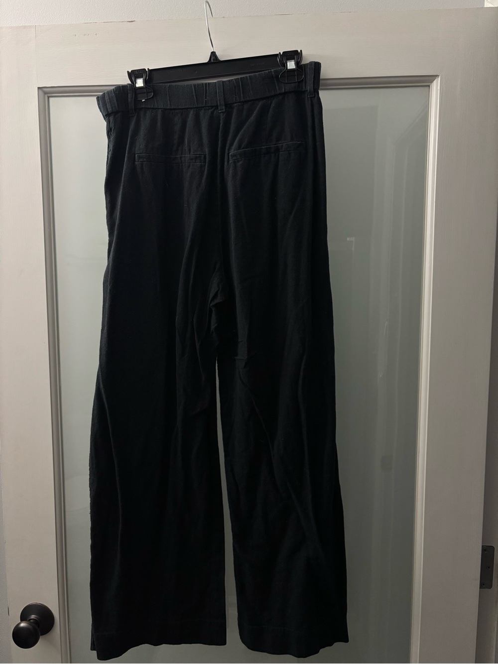 Abercrombie & Fitch Black Linen Trousers - Picture 7 of 7